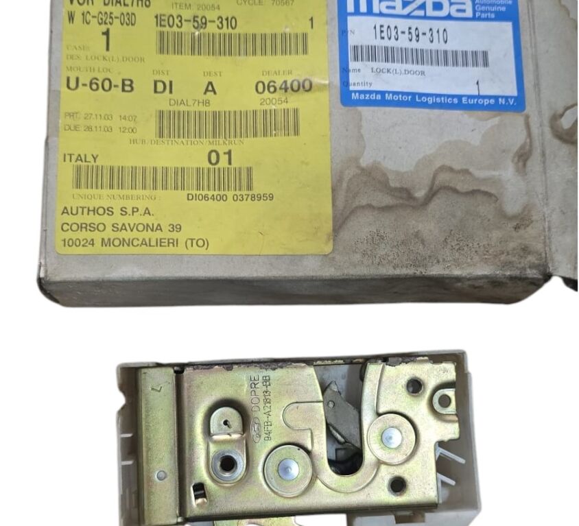 SERRATURA PORTIERA SX MAZDA 121 – 1E0359310